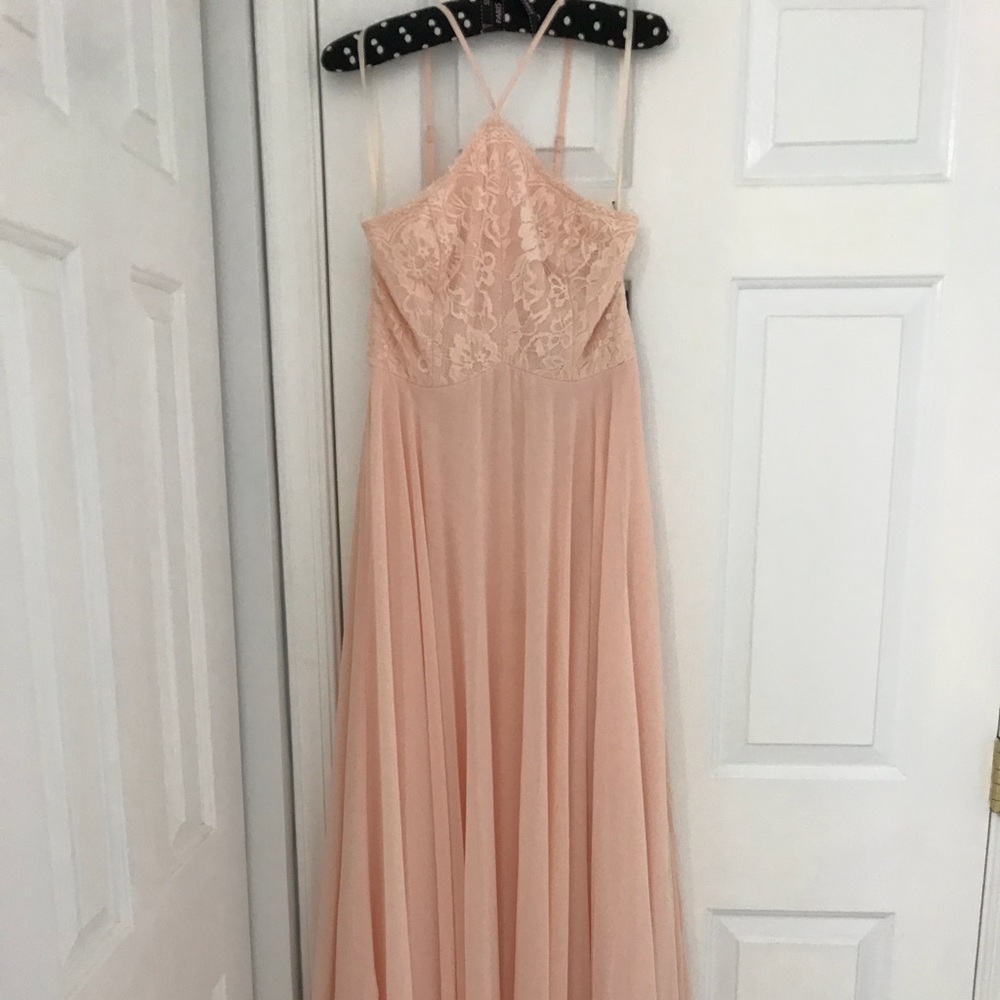 Lulu’s Peachy-Pink Bridesmaid Dress,Size M,W/ Tags